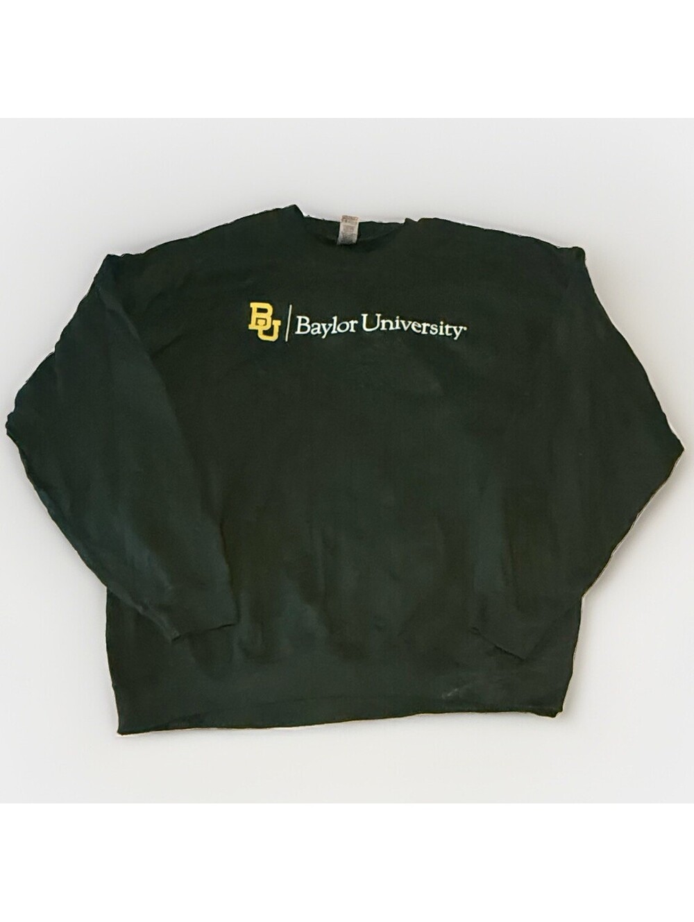 Baylor University Sweatshirt Mens XL Green NCAA‎ Gildan Sport Crewneck Green